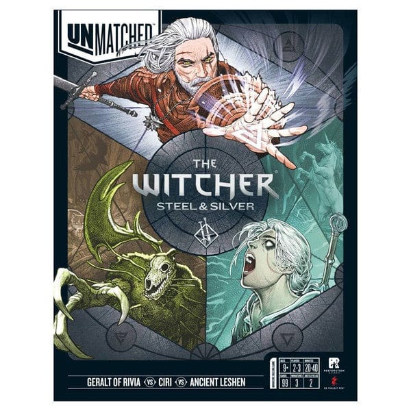 Restoration Games Board Games Unmatched: Witcher: Steel & Silver 857476008890 REO008890