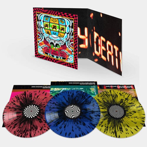 Reverberation Apprec Music > Vinyl Records King Gizzard and the Lizard Wizard - King Gizzard - Live In Las Vegas '24 (Colored Vinyl, Yellow, Blue, Red, Gatefold LP Jacket) 199350585937 RVAS105.1