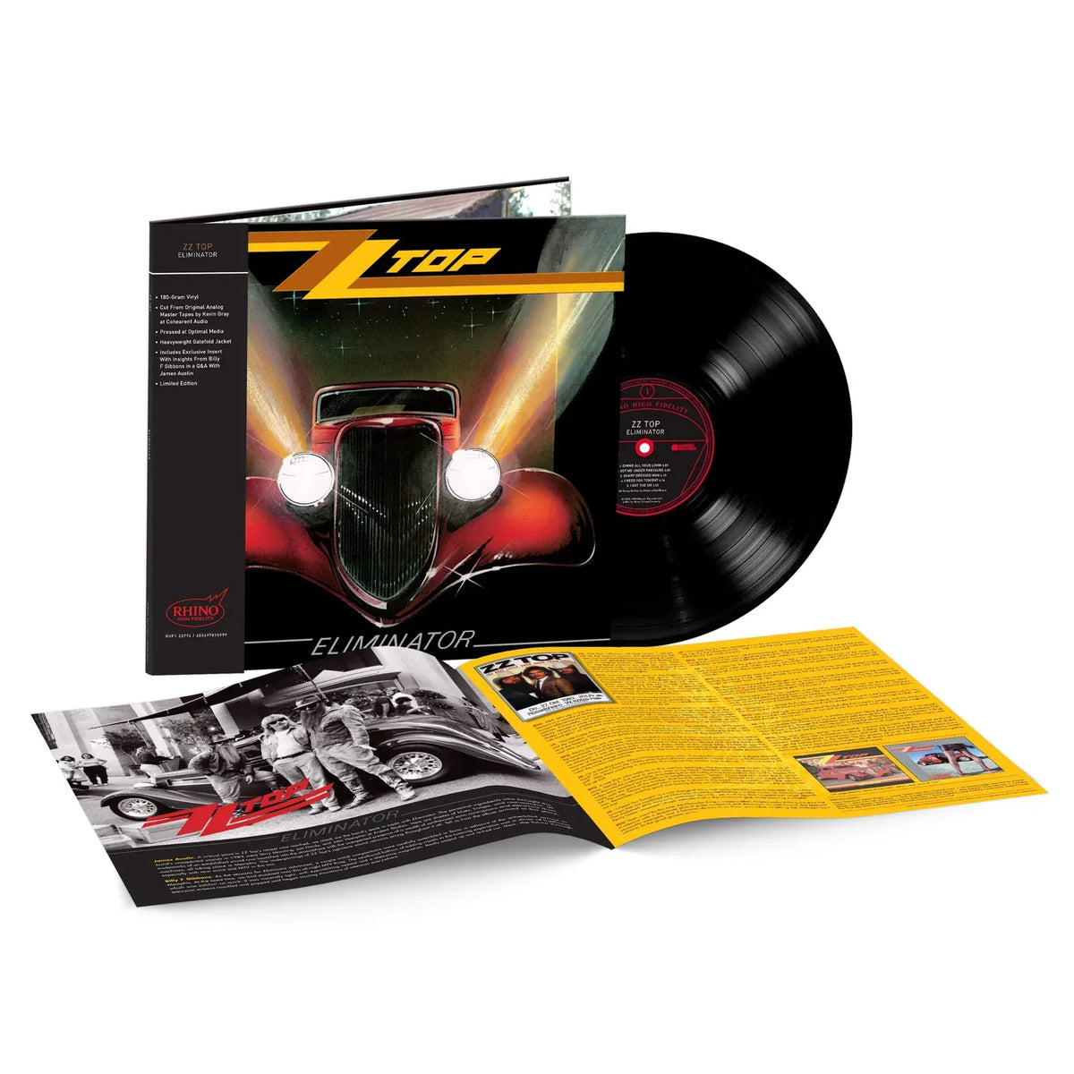 Rhino Music > Vinyl Records ZZ Top - Eliminator (RKTBR25) (Brick & Mortar Exclusive Vinyl, Hi-Fidelity) 081227810559 RHI810559.1