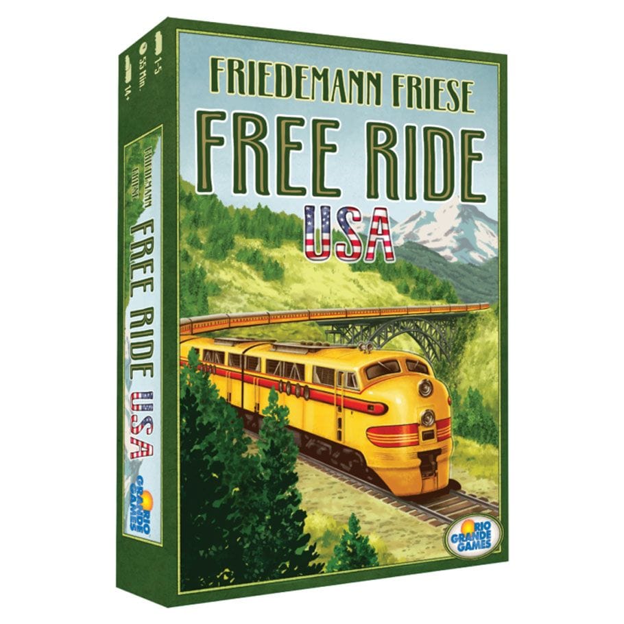 Rio Grande Games Board Games Free Ride USA 655132006729 RIO672