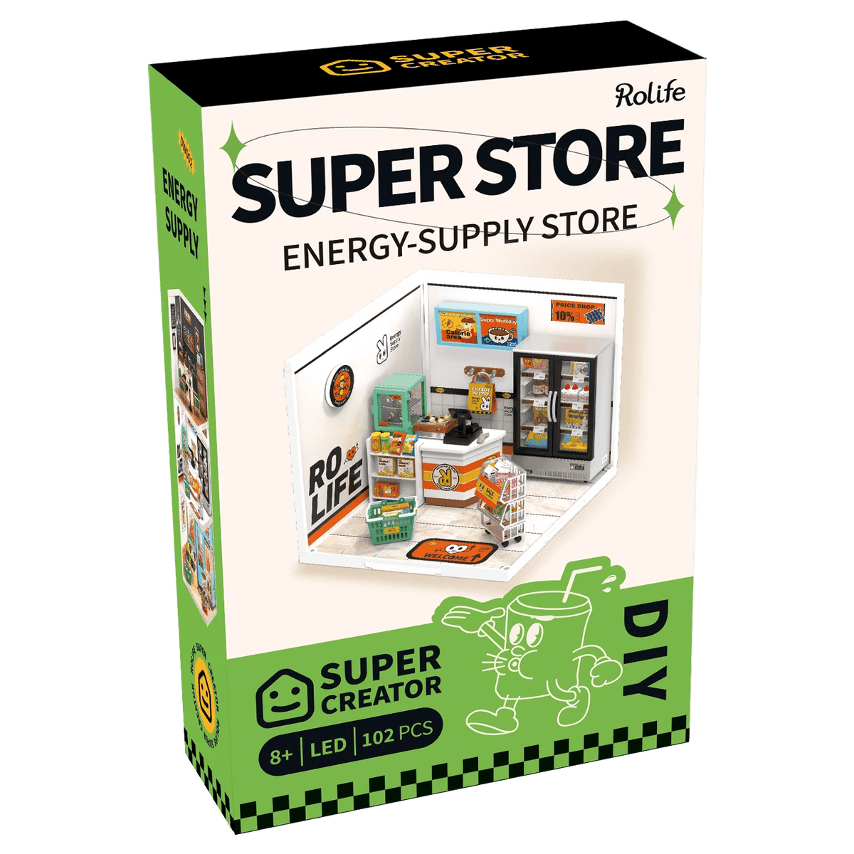 Robotime Model Kits > Other Model Kits Diy Miniature House Kit: Energy Supply Store 810101580680 DW002