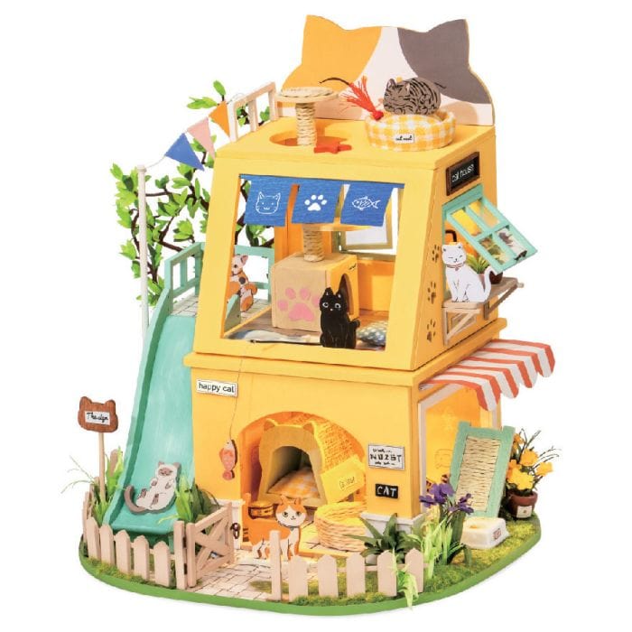Robotime Puzzles > 3D Puzzles DIY Miniature Cat House ROEDG149 6946785114409