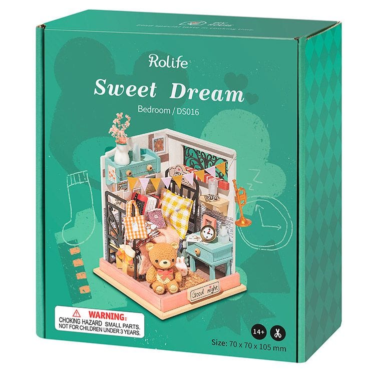 Robotime Puzzles > 3D Puzzles Sweet Dream- Bedroom 6974280920614 ROEDS016