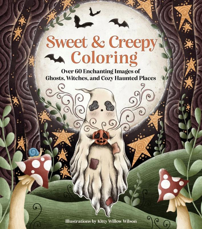Rock Point Books > Coloring Books Sweet and Creepy Coloring: Over 60 Enchanting Images of Ghosts, Witches, and Cozy Haunted Places - Paperback 9781631069109 MC-16914