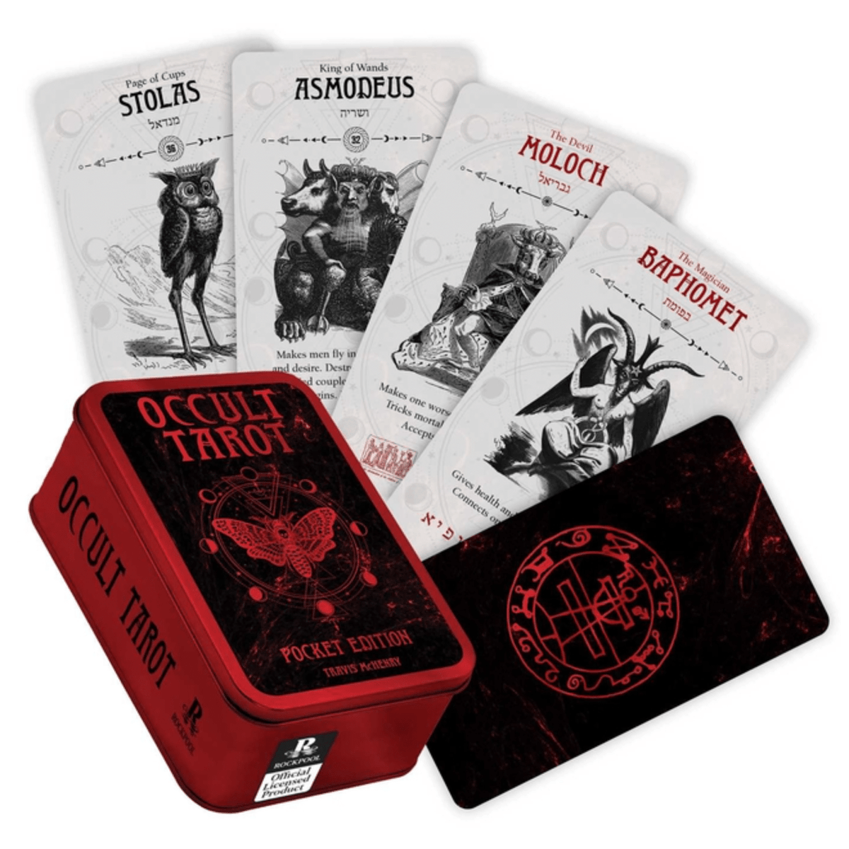 Rockpool Publishing Tarot Cards Occult Tarot Pocket Edition (Rockpool Tarot) 9781922786685 ING-9781922786685