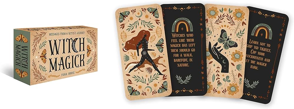 Rockpool Publishing Tarot Cards Witch Magick: Messages from a Witch's Journey 9781922579393 1922579394