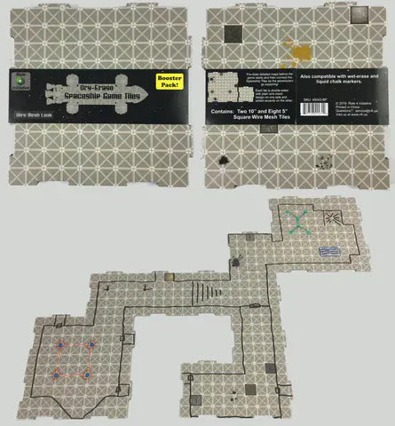 Role 4 Initiative Board Games > Expansion Dry-Erase Dungeon Tiles, Wire Mesh, Space, Booster Pack 609728424312 R4I-45043BP