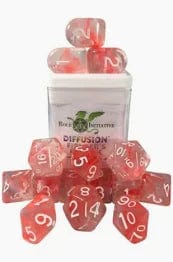 Role 4 Initiative Dice > Role 4 Initiative Polyhedral Dice: Diffusion Fighters Resolve - Set of 15 642896821477 R4I 50525-FC