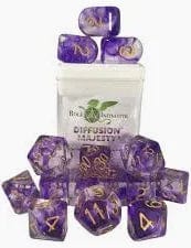 Role 4 Initiative Dice > Role 4 Initiative Polyhedral Dice: Diffusion Majesty - Set of 15 642896821132 R4I 50415-FC
