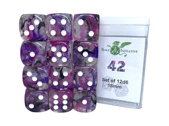 Role 4 Initiative Dice > Role 4 Initiative Role 4 Initiative: Dice Set - Diffusion 42 (12d6) 642896839762 R4I 50515-12P