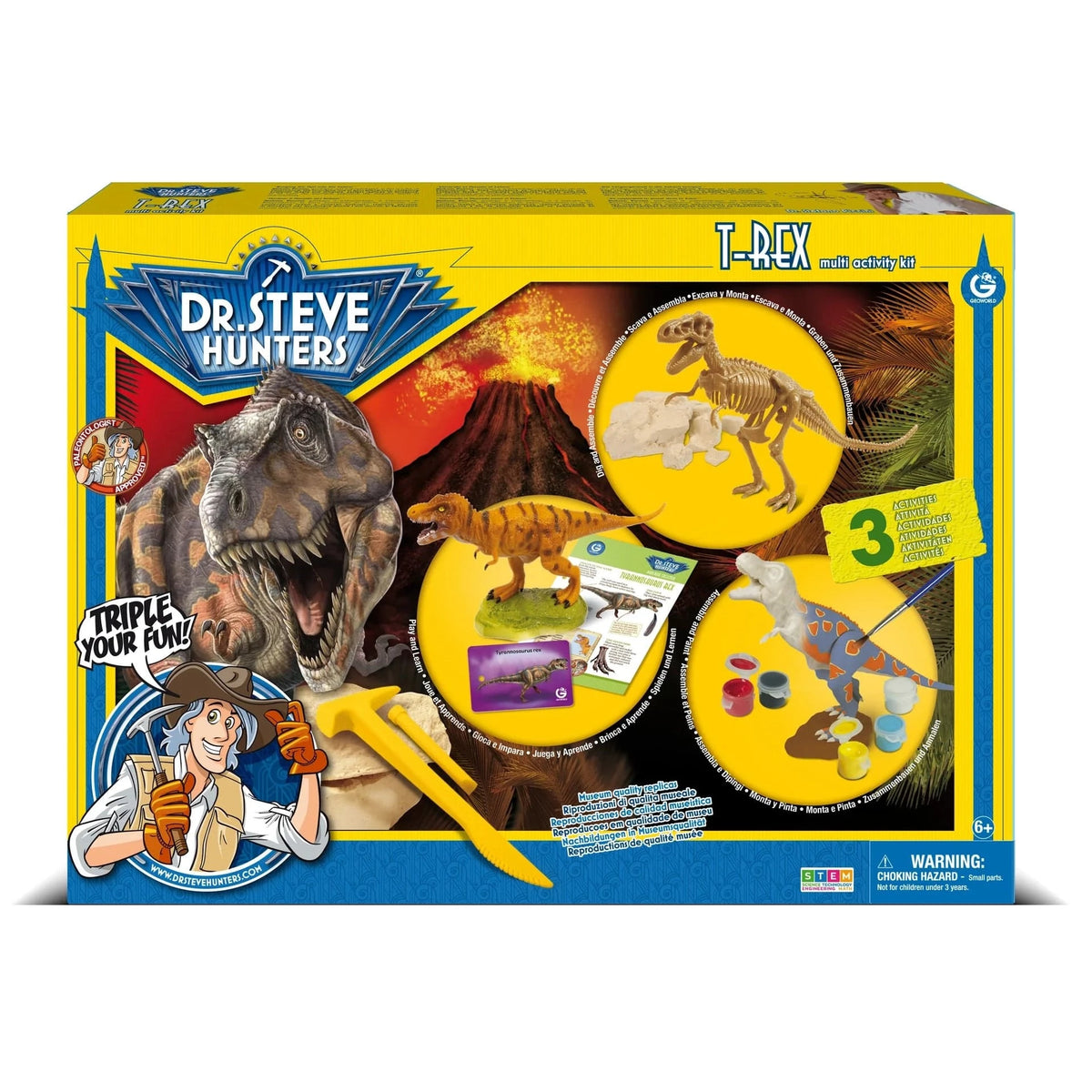 Safari, Ltd. Model Kits > Other Model Kits Geoworld: T-Rex Multi Activity Set 811170019330 102406