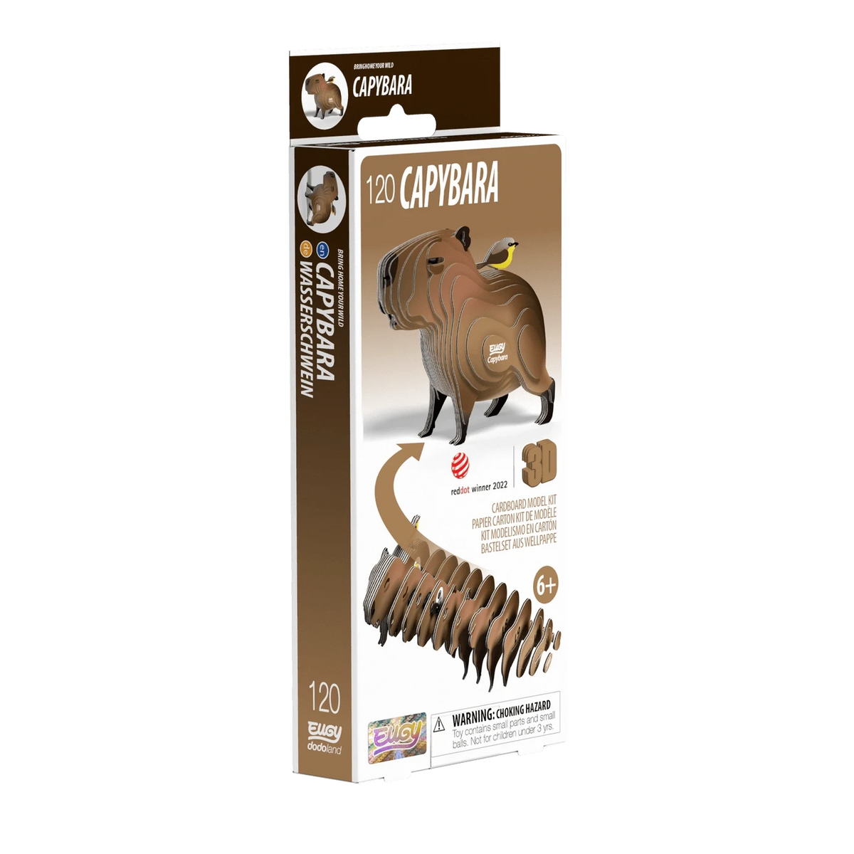 Safari, Ltd. Puzzles > 3D Puzzles Eugy: 3D Puzzle - Capybara 9421036940411 110491