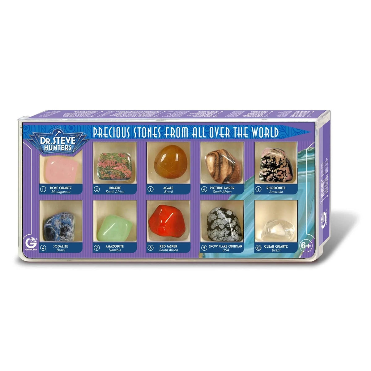 Safari, Ltd. Toys > Educational Geoworld: Precious Stones from All Over the World - 10 Stones 811170017572 102407