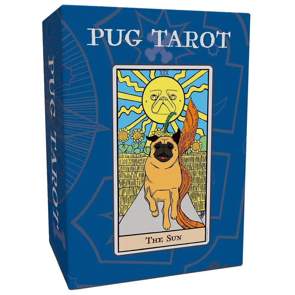 SCB Tarot Cards Pug Tarot - Dog-Themed Tarot Card Set 781915530677