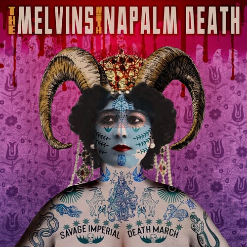 Secretly Distribution-Bwscd Music > Vinyl Records Melvins with Napalm Death - Savage Imperial Death March (Parental Advisory Explicit Lyrics, Indie Exclusive, Colored Vinyl, Purple) 689230029731 IPCC297C1.1