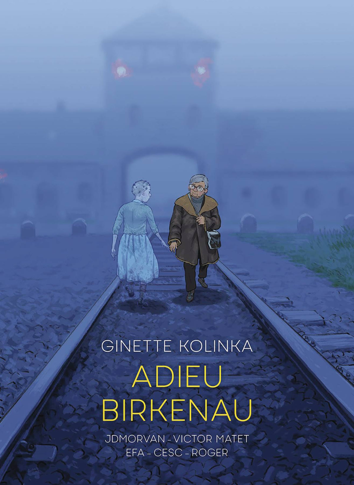 SELFMADEHERO Graphic Novel ADIEU BIRKENAU GINETTE KOLINKAS STORY OF SURVIVAL GN 9781914224232 AUG242150