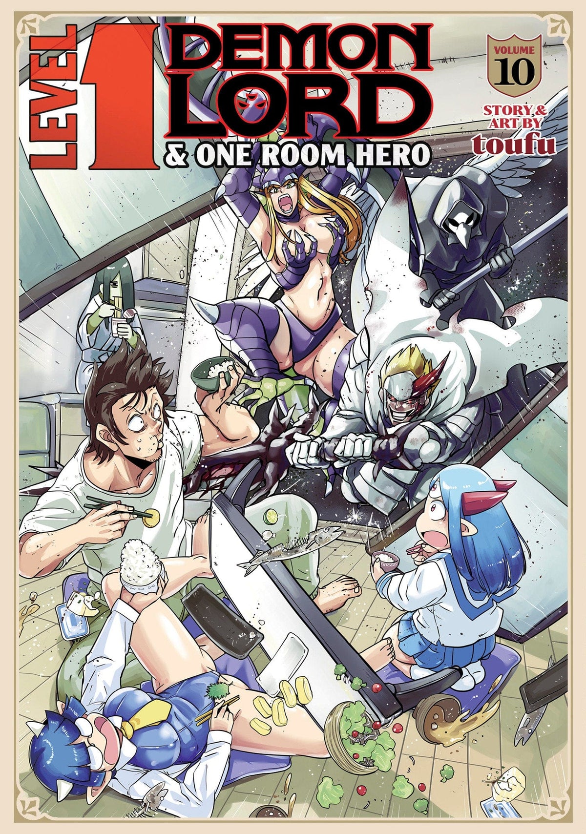 Seven Seas Entertainment Manga Level 1 Demon Lord and One Room Hero Vol. 10 9798893736625 PRH-9798893736625