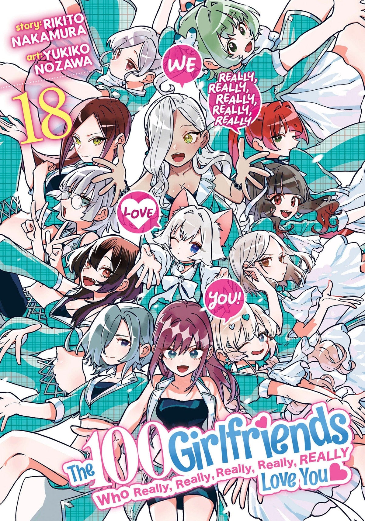 Seven Seas Entertainment Manga The 100 Girlfriends Who Really, Really, Really, Really, Really Love You Vol. 18 9798893737486 PRH-9798893737486
