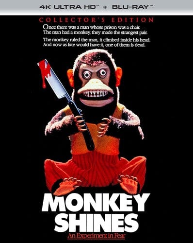 Shout Factory Movies > 4K 4K: Monkey Shines (Collector's Edition) 826663254129 SFY1000854338UHD