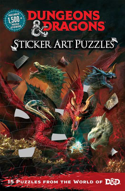 Simon & Schuster Books > Activity Books Dungeons & Dragons Sticker Art Puzzles By Steve Behling 9781667200637