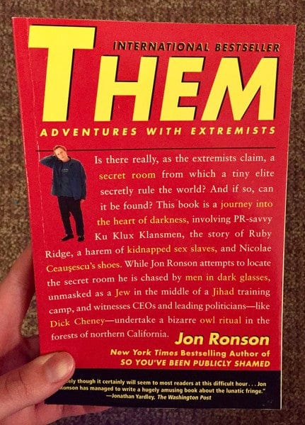 Simon & Schuster Books > True Crime & Conspiracy > Conspiracies Them: Adventures with Extremists - Paperback 9780743233217 MC-21883