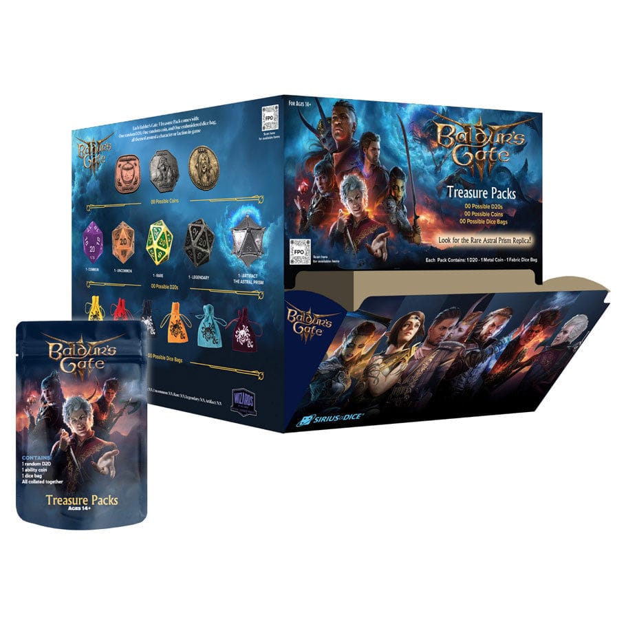 Sirius Dice Dice > Sirius Dice Dungeons & Dragons: Baldur's Gate 3 - Treasure Pack 810113711188 SDZ200303