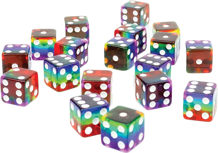 Sirius Dice Dice > Sirius Dice Sirius Dice: Dice Set - Rainbow (18d6) 810113710105 SDZ 0008-07