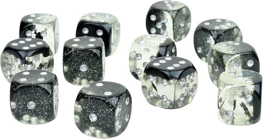 Sirius Dice Dice > Sirius Dice Sirius Dice: Dice Set - Spades (12d6) 810113710150 SDZ 0008-12