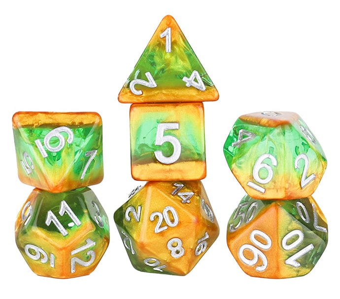 Sirius Dice Dice > Sirius Dice Sirius Dice: RPG Dice 7ct - Rainforest 810113710341 SDZ 0009-09