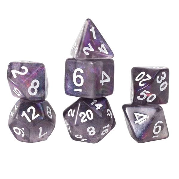 Sirius Dice Dice > Sirius Dice Sirius Dice: RPG Dice 7ct - Treasure Series, Amethyst 810113710419 SDZ 0016-02
