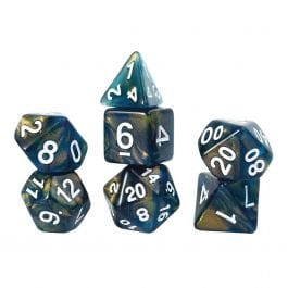 Sirius Dice Dice > Sirius Dice Sirius Dice: RPG Dice 7ct - Treasure Series, Onyx 810113710433 SDZ 0016-04