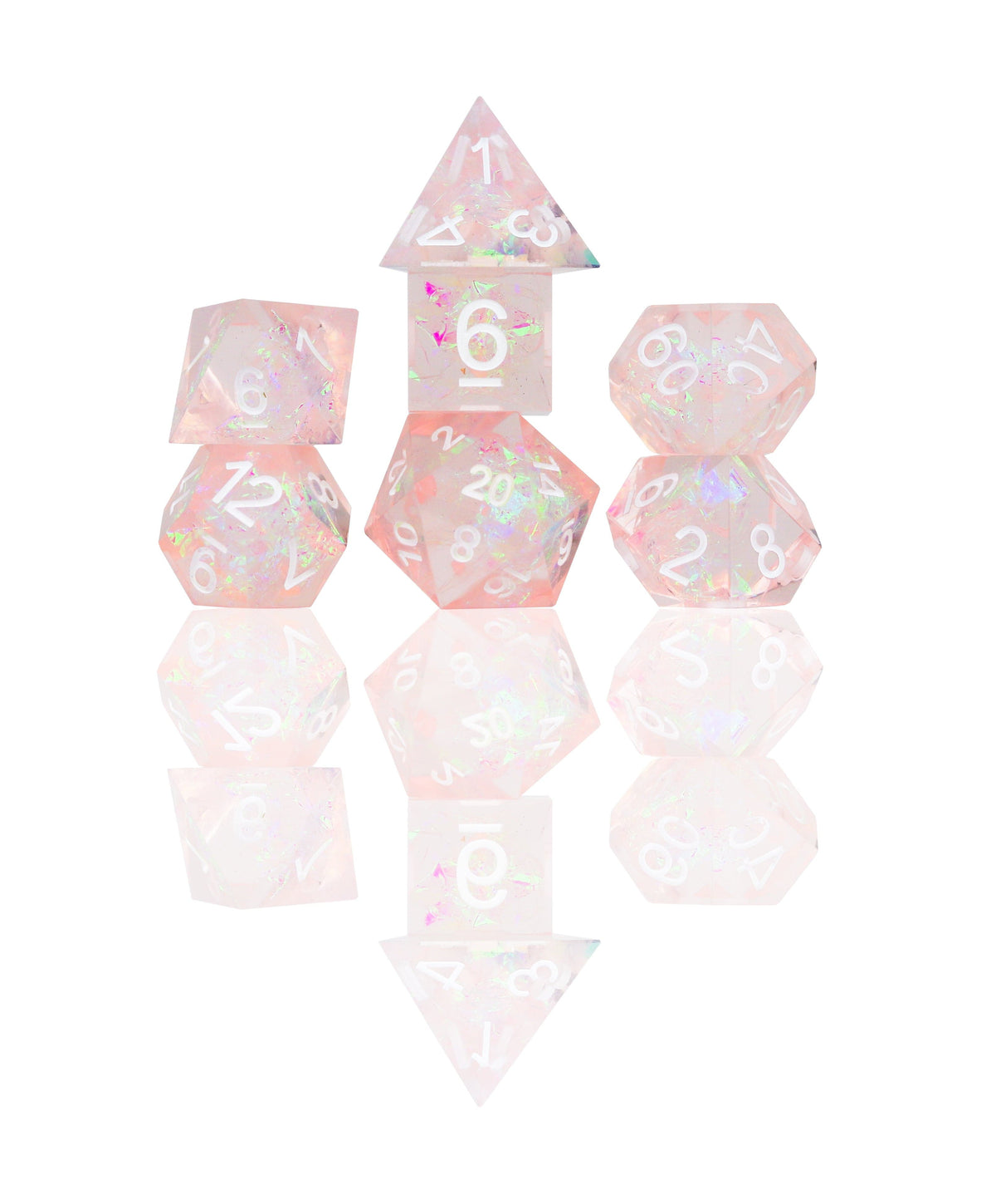 Sirius Dice Dice > Sirius Dice Sirius Dice: RPG Dice Set (7) - Sharp Pink Fairy 810113710464 SDZ 0014-05