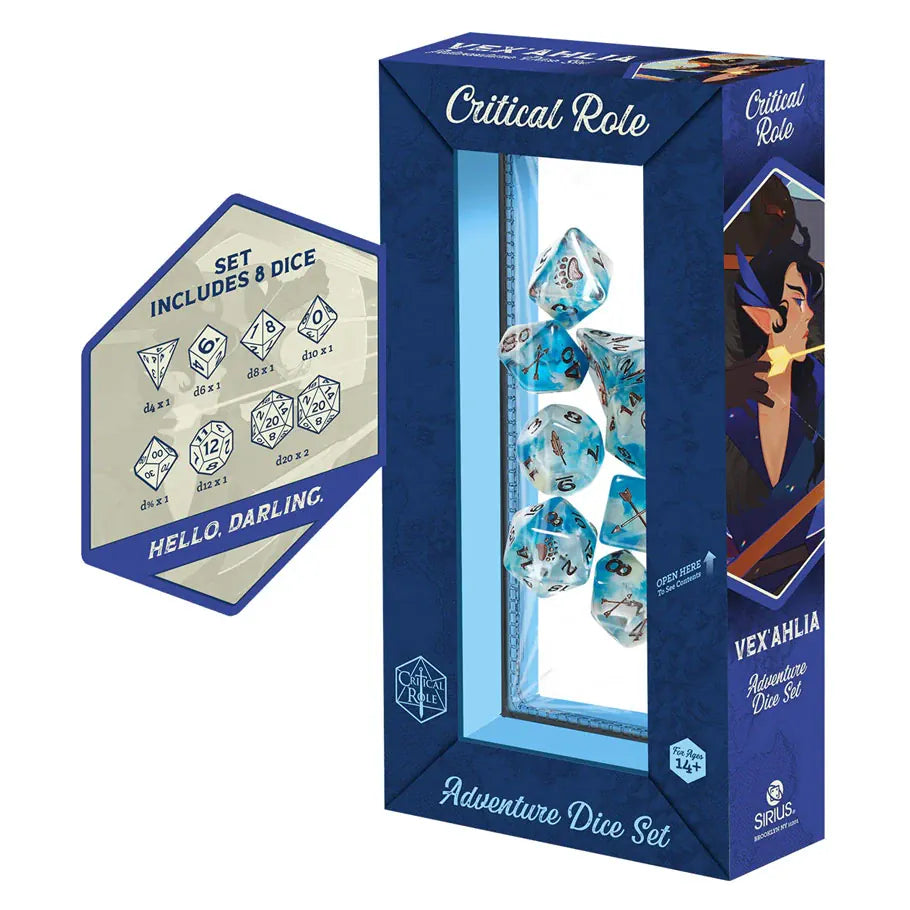 Sirius Dice Dice > Sirius Dice Vox Machina Adventure Dice: 7-Set - Vex’ahlia 810113711966 SDZ400107