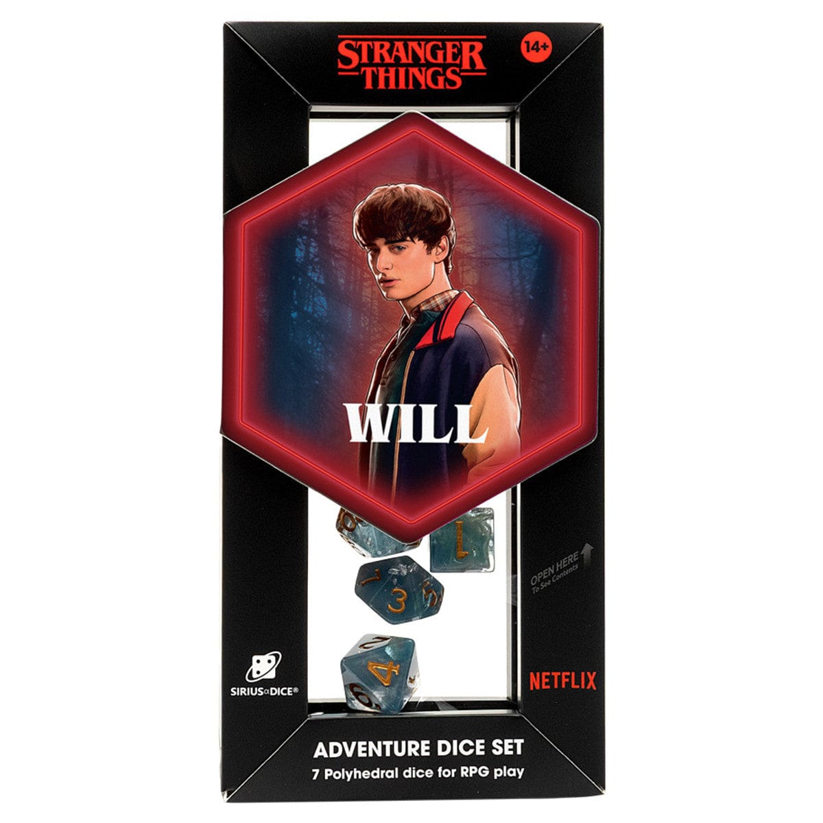 Sirius Dice Dice Will 7-Set Stranger Things Adventure Dice 810113711256 SDZ900205