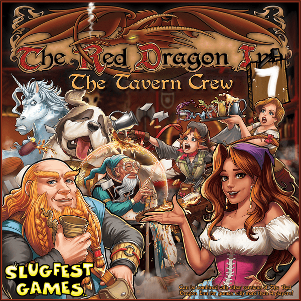 Slugfest Games Board Games > Large Box Games Red Dragon Inn 7: Tavern Crew 9781945323072 SFG 030