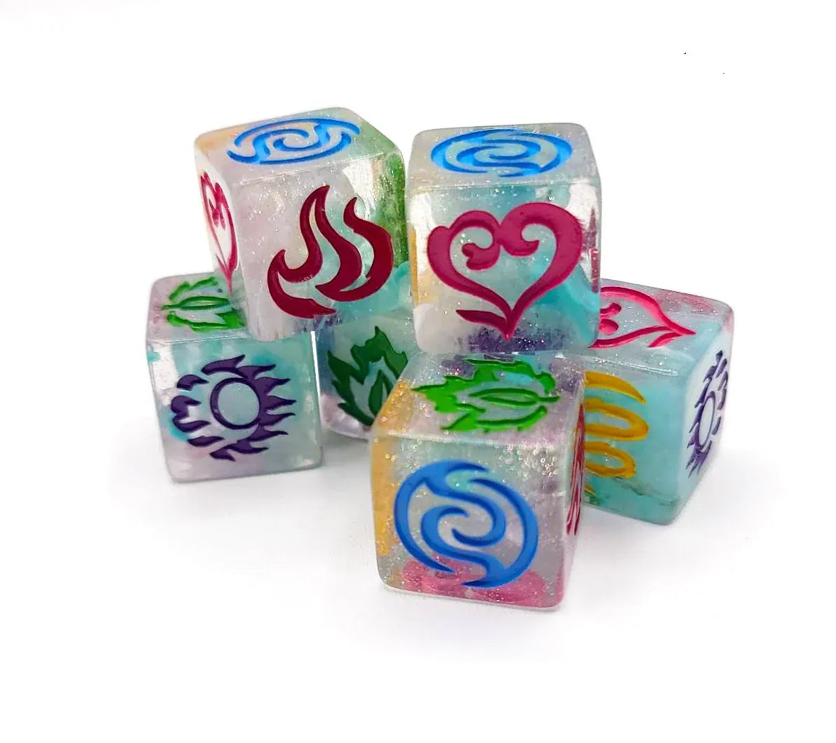 Snowbright Studio Dice > Other Dice Teatime Adventures Harmony Dice Set SNB101014