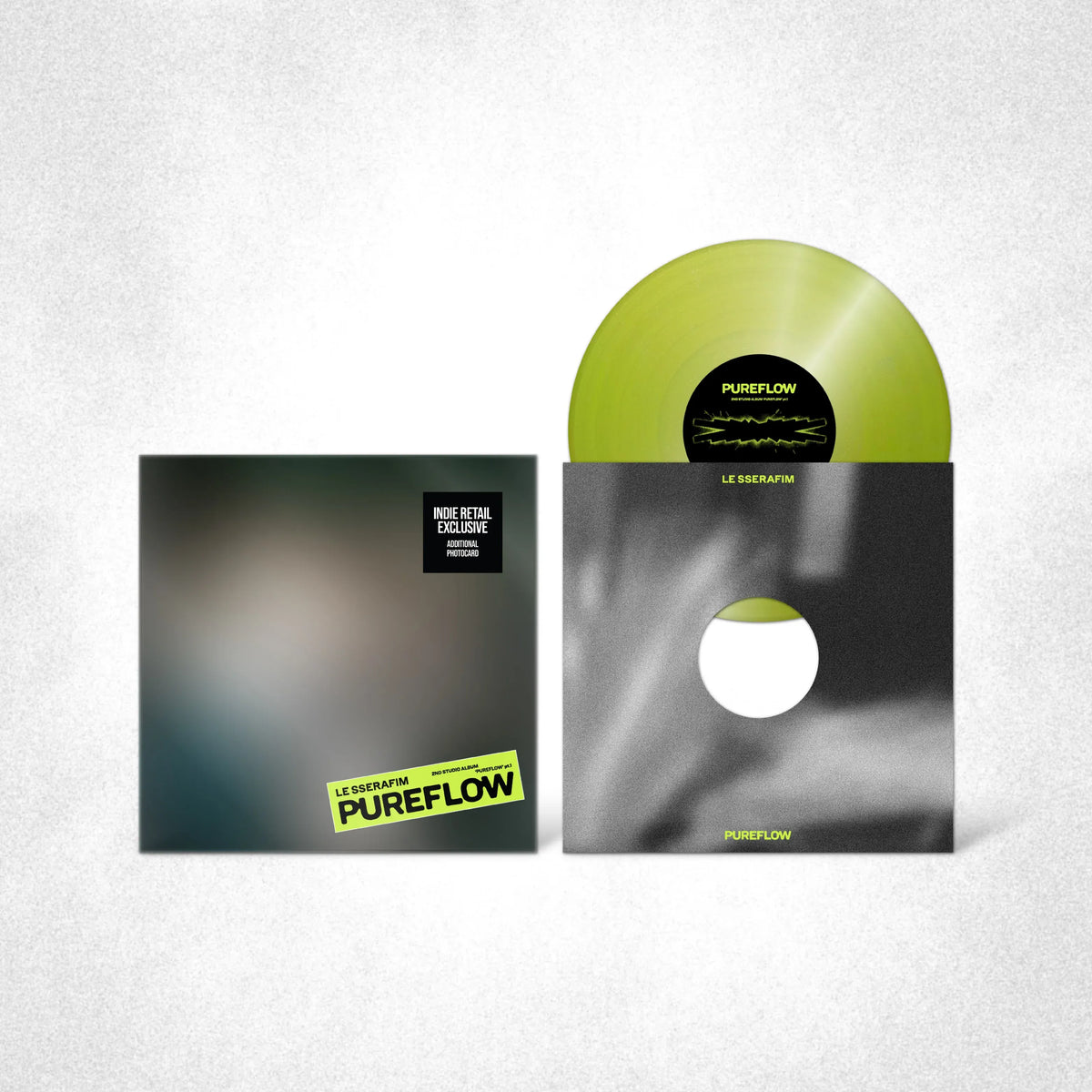 Source Music Music > Vinyl Records Le Sserafim - 2nd Studio Album 'PUREFLOW' pt.1 (Indie Exclusive, Colored Vinyl, Yellow, Photo / Photo Card, Poster) 823375035534 SUCM244162.1