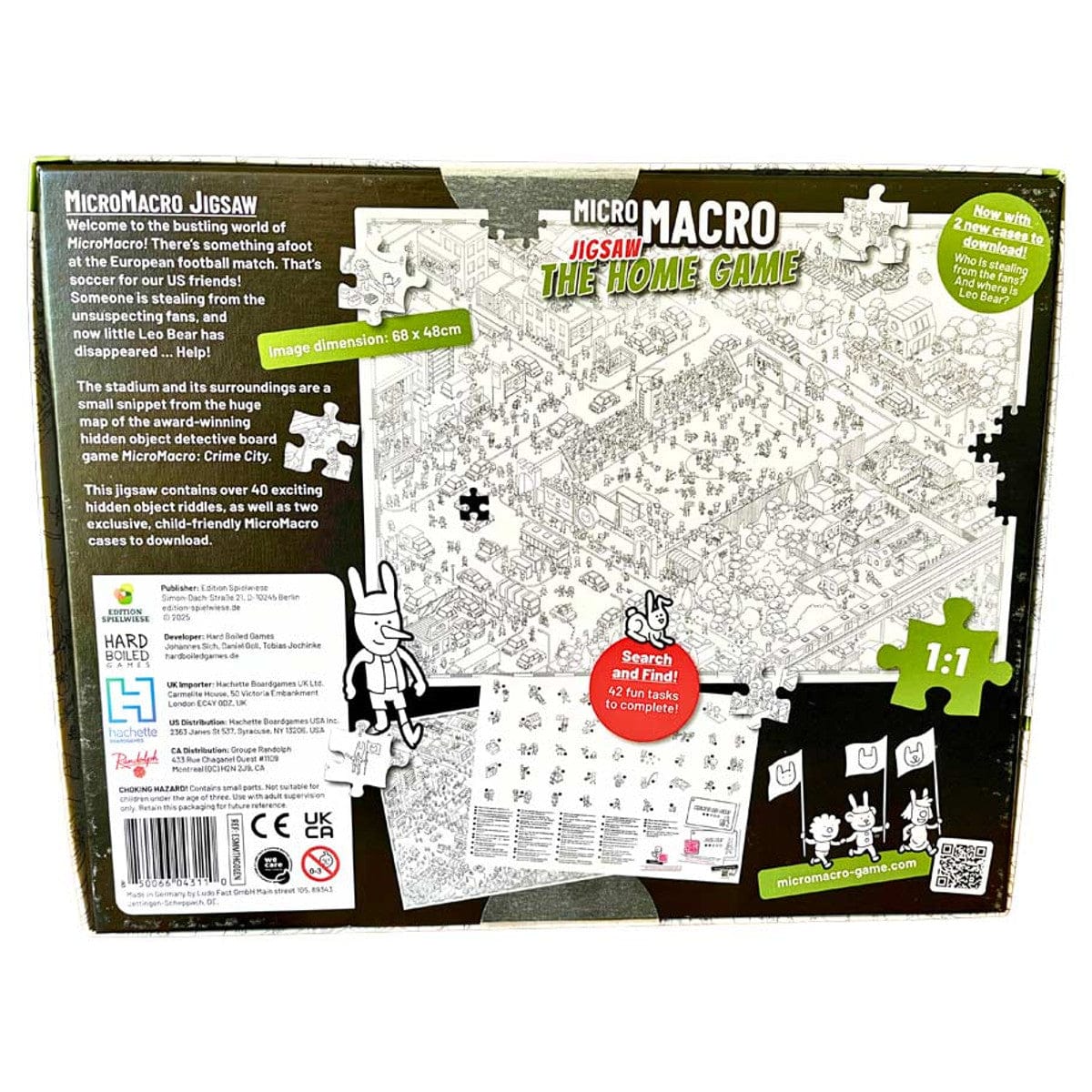 SPIELWIESE Puzzles > Jigsaw Puzzles MicroMacro Jigsaw Puzzle: The Home Game 850066043110 SLWMMTHG01EN