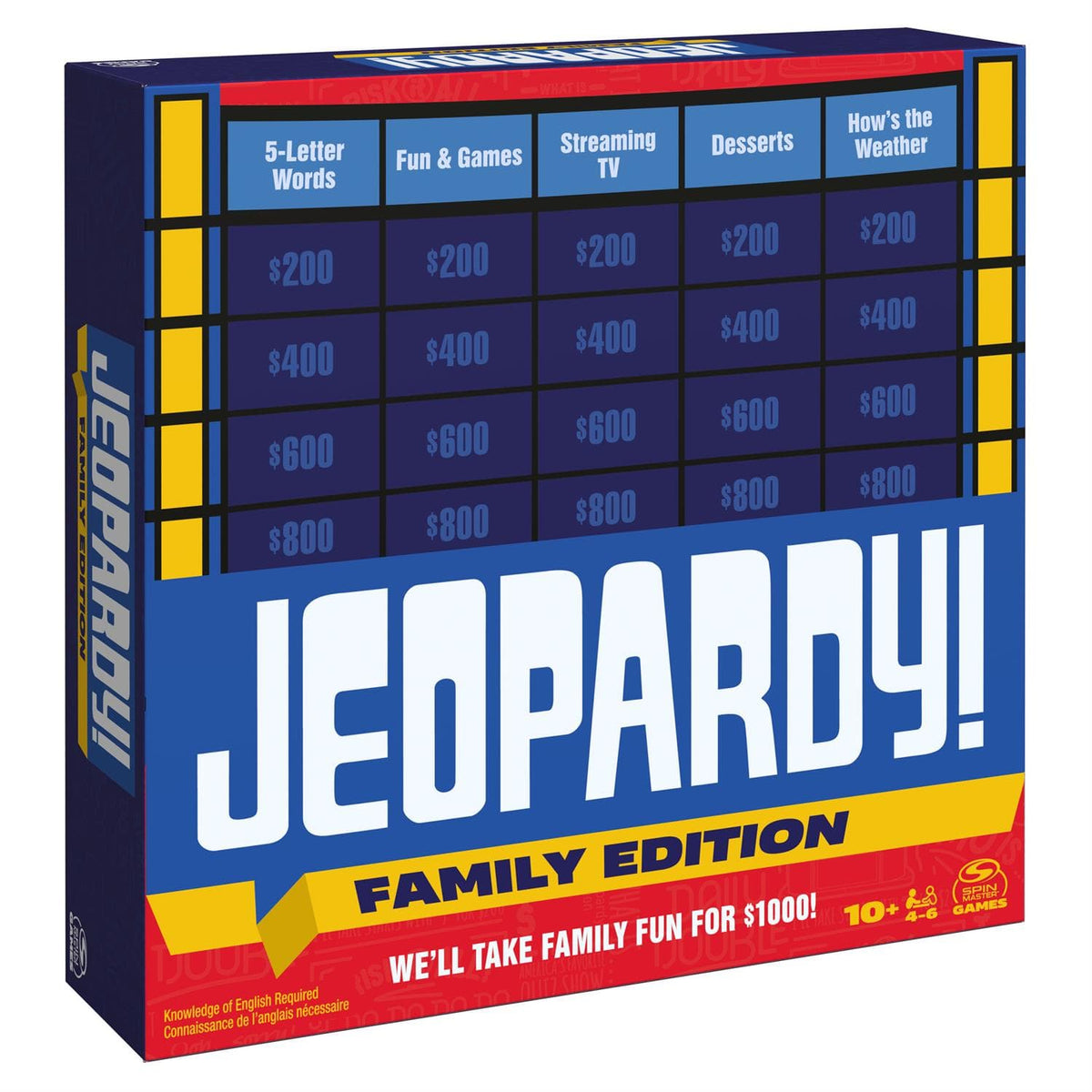 Spin Master Board Games > Party Games Jeopardy Board Game 778988441251 6065706
