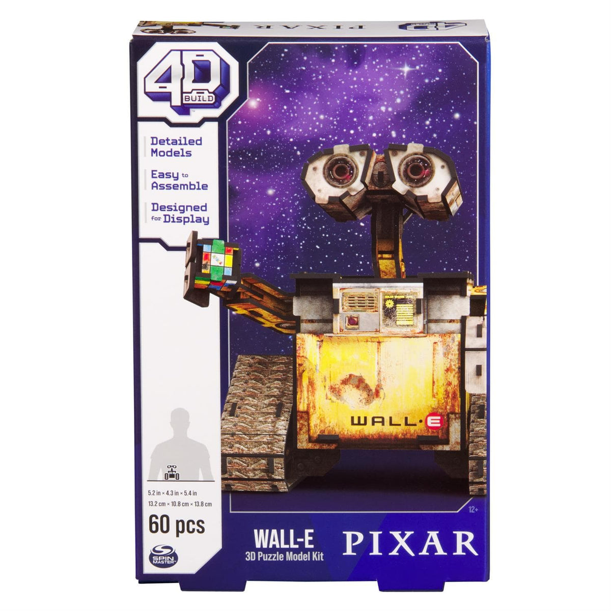 Spin Master Model Kits > Other Model Kits 4D Build: Disney Pixar - Wall-E 3D Puzzle Model Kit with Stand 681147017603 6070109