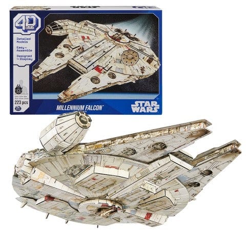 Spin Master Model Kits > Other Model Kits 4D Build: Star Wars - Millennium Falcon 3D Model Kit 778988505069 6068732