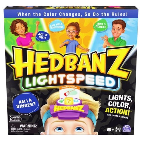 Spin Master Tabletop Games > Large Box Games Hedbanz - Lightspeed 778988456040 6066481