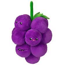 Squishable Toys > Plushies Squishable: Comfort Food - Grapes 841024113501