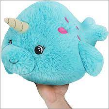 Squishable Toys > Plushies Squishable: Mini Baby Narwhal 7" 841024102598 SQU-102598