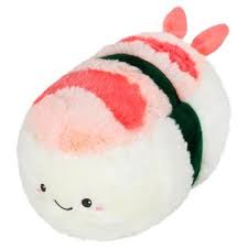 Squishable Toys > Plushies Squishable: Snugglemi Snackers - Shrimp SushI 841024110784 11078