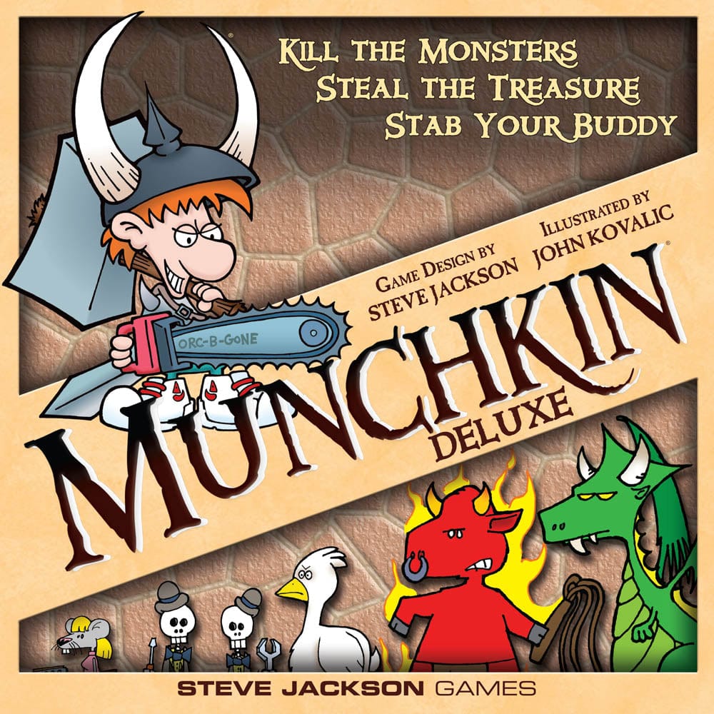 Steve Jackson Games Board Games > Large Box Games Munchkin Deluxe 080742094659 SJG 1483