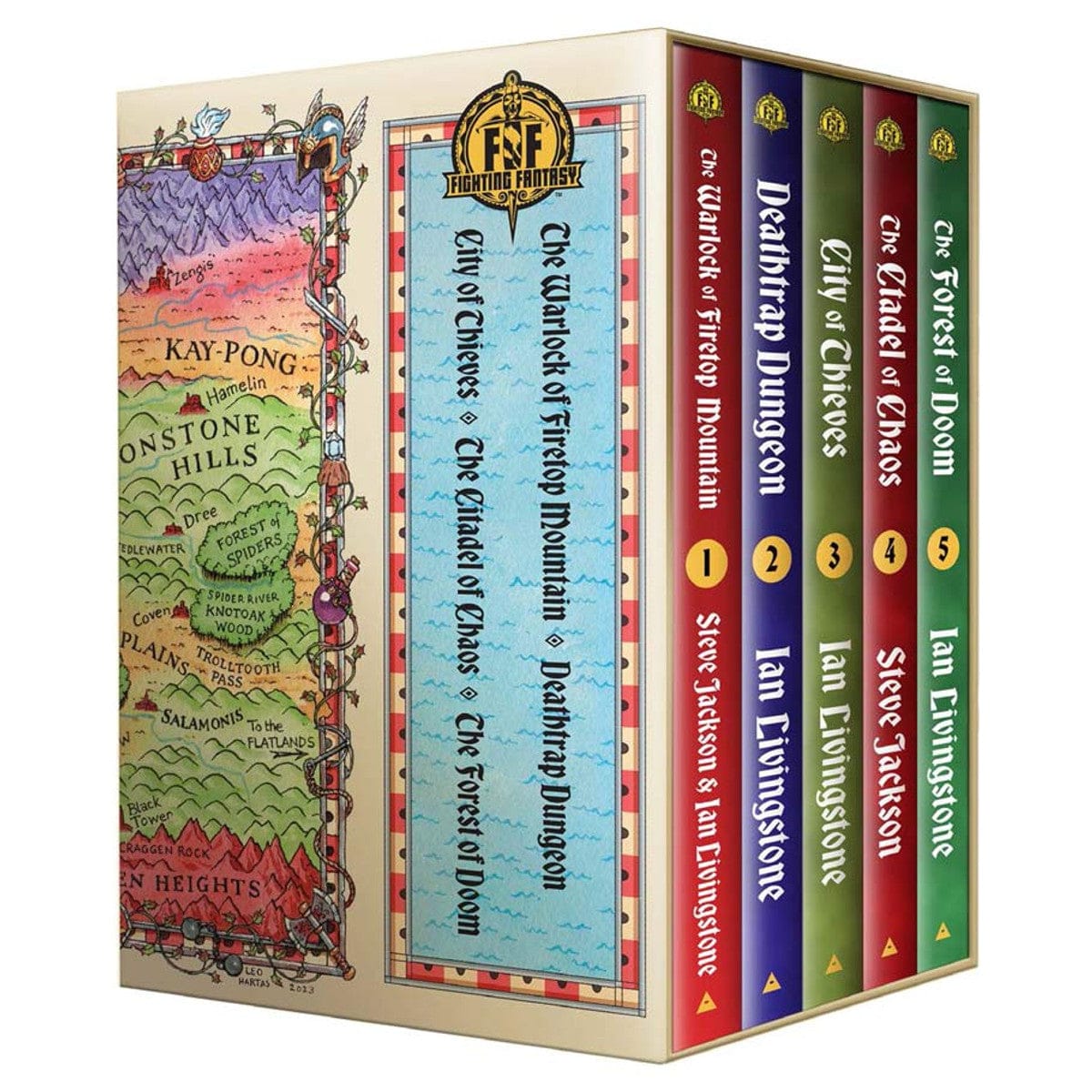 Steve Jackson Games Tabletop Games > Role-Playing Games Fighting Fantasy Slipcase 9781639990702 SJG3771