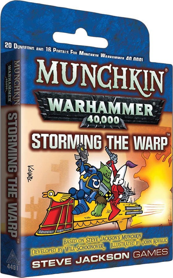 Steve Jackson Games Board Games > Small Box Games > Expansions Munchkin: Warhammer 40K - Storming the Warp Expansion 080742094994 SJG 4491