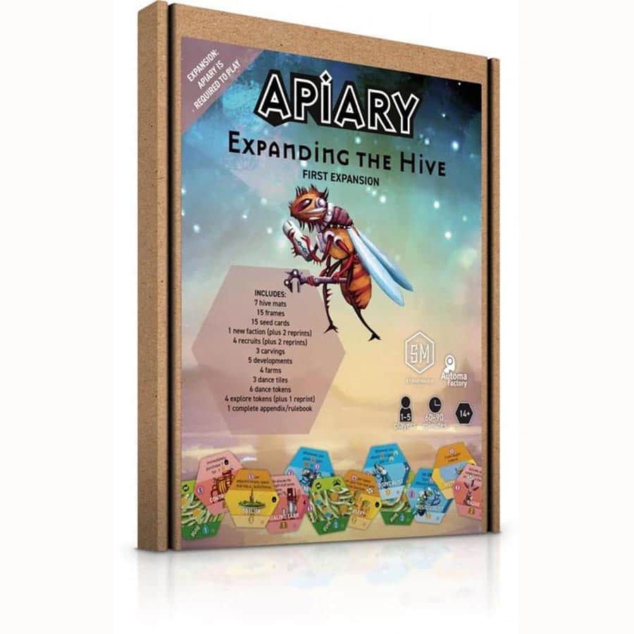 Stonemaier Games Board Games > Expansion APIARY: EXPANDING THE HIVE EXPANSION 850032180948 STM751