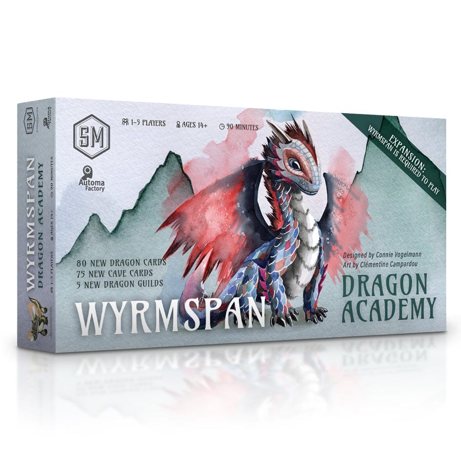 Stonemaier Games Board Games > Expansion WYRMSPAN: DRAGON ACADEMY 850064100167 STM854